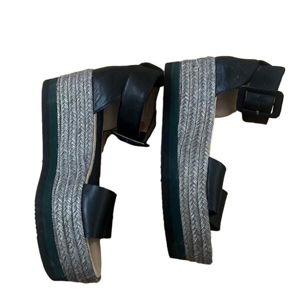 PALOMITAS‎ BY PALOMITAS BARCELO WEDGE PLATFORM LEATHER SANDAL SIZE 41 - Picture 2 of 6